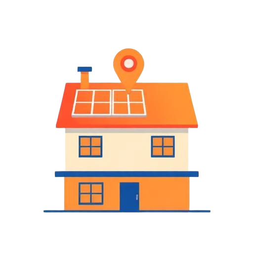 Localisation toiture solaire